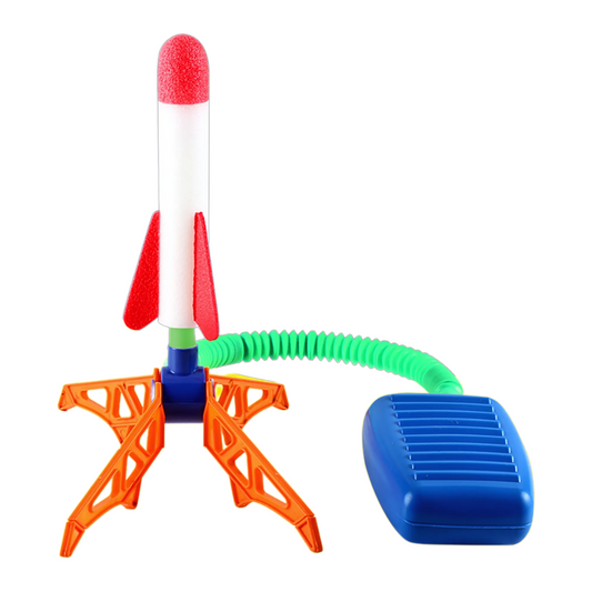RocketFun – Raketleksak med Fotpump för Barn