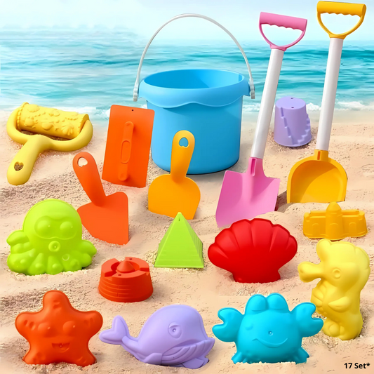 Strand Sand kul Deluxe – Färgglatt Strandset för Barn