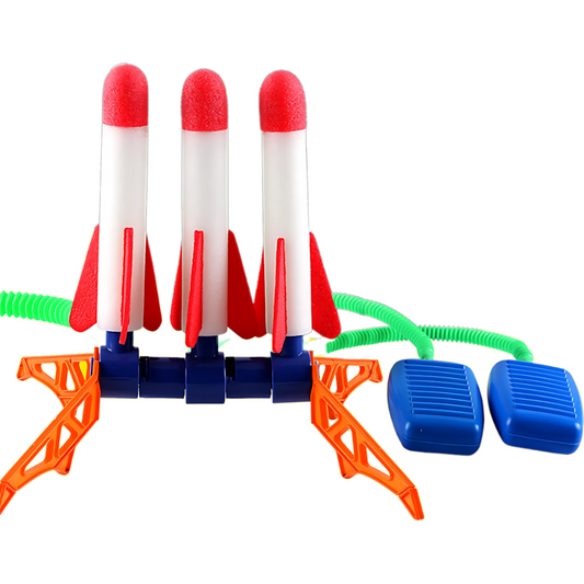 RocketFun – Raketleksak med Fotpump för Barn