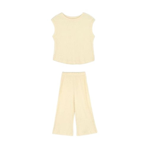 Summer Rib Set – Somrigt Ribbat Set för Barn