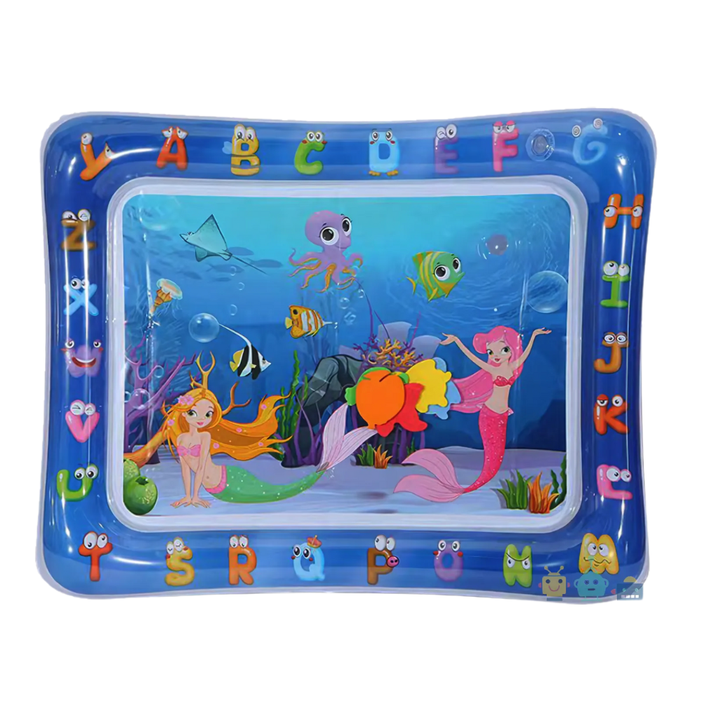 AquaBaby Mat – Uppblåsbar Vattenmatta för Bebis