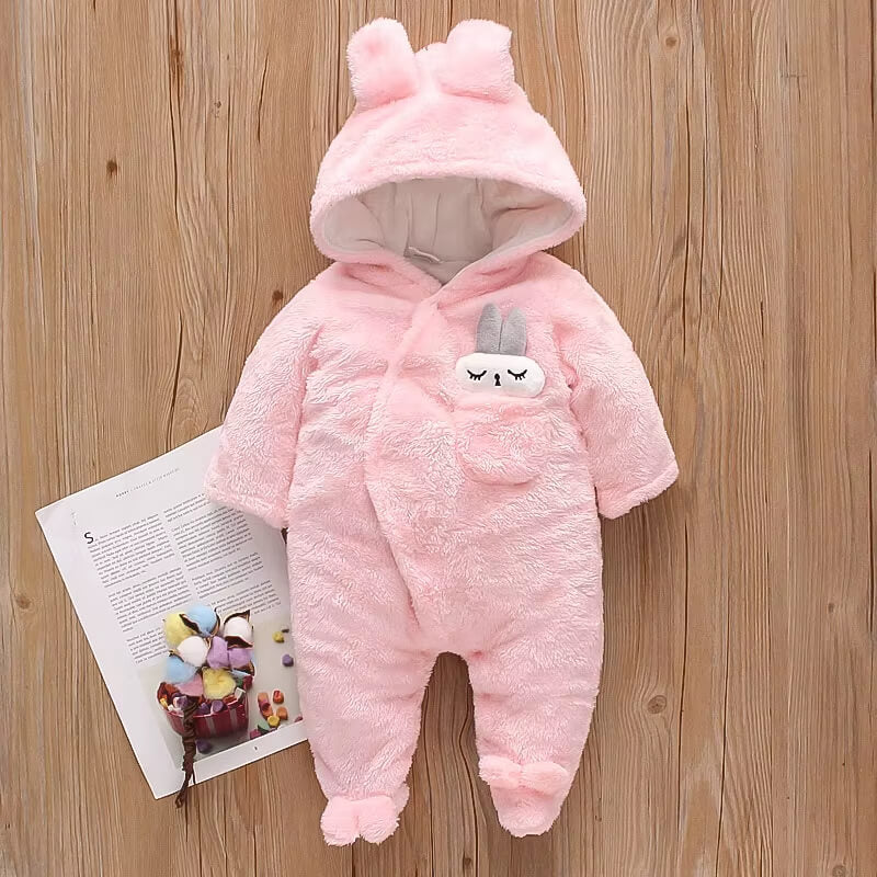 Söt Babyromper med Huva