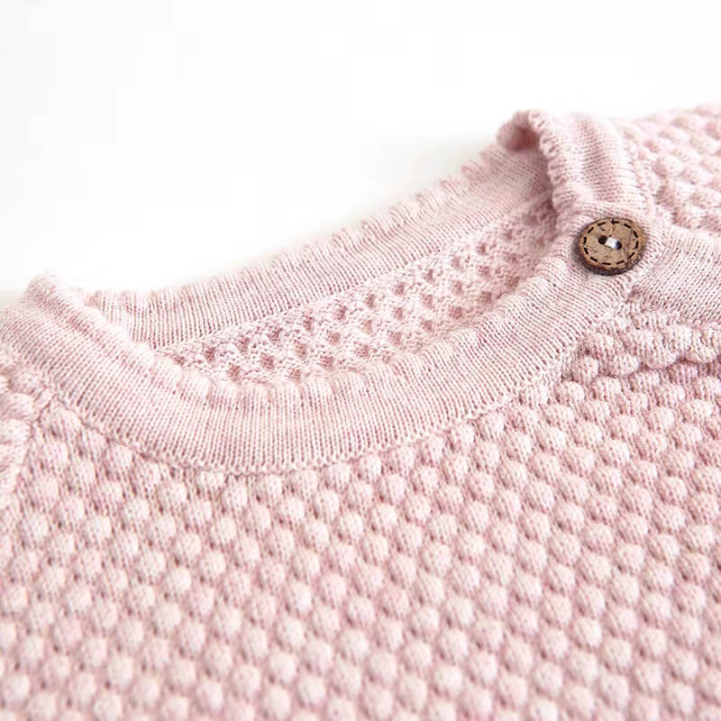 Stickat Babyset i Bomull