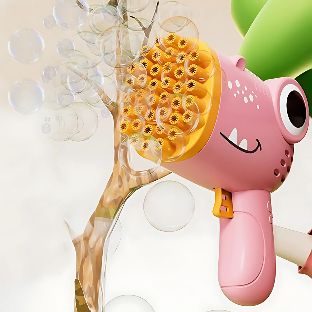 BubbleRex – Elektrisk Dinosaurie Bubbelpistol för Barn